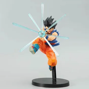 Dragon Ball Z Ábra GK Son Goku Figma Super Saiyan 21 cm PVC Szobor DBZ Anime Modell Asztali Gyűjtemény Játékok Ajándék