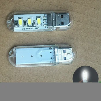 1db Mini Auto Autós USB LED Fényes Automatikus Belső Légkör, Lámpa, Izzó Univerzális Belső Tartozékok Autós Termékek