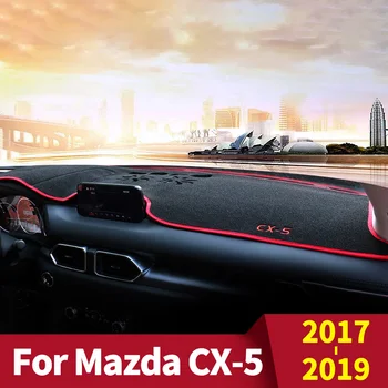 A Mazda CX-5 CX5 KE KF 2012-2017 2018 2019 2020 Autó Műszerfal Borító Szőnyeg Nap Árnyékban Pad műszerfal Szőnyegek Tartozékok